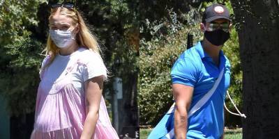 Pregnant Sophie Turner Hangs Out at the Park with Joe Jonas - www.justjared.com - city Studio