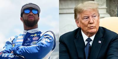 Bubba Wallace Responds To Donald Trump's Tweet With Inspiring Message On Hate - www.justjared.com