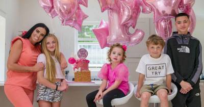 Inside Katie Price’s incredible 13th birthday party for daughter Princess including a puppy, a Louis Vuitton cake and pink balloons - www.ok.co.uk