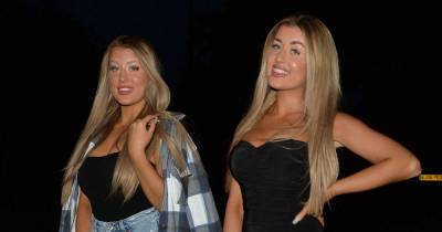 Love Island twins Jess and Eve Gale show off incredible figures as they head on night out - www.ok.co.uk