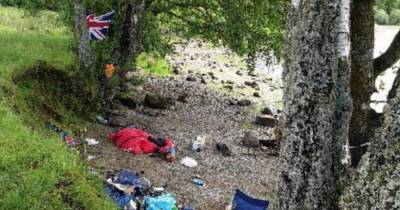 Scots beauty spots trashed as over 20 people charged on first weekend after lockdown lifted - www.dailyrecord.co.uk - Scotland