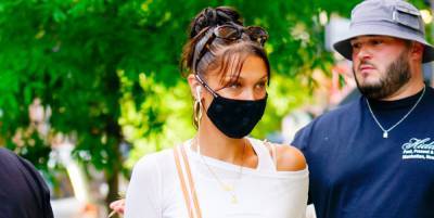 Bella Hadid Went Out in Playboy Pants and a Crop Top - www.elle.com - New York