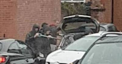 'Riot-like' scenes in Clayton with man seriously injured after being attacked with weapons and 'pitchfork' through car window - www.manchestereveningnews.co.uk - county Clayton