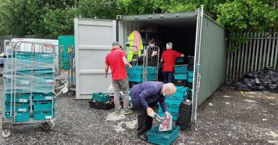 Coatbridge foodbank receives welcome donation from housebuilder - www.dailyrecord.co.uk - Scotland