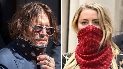 Johnny Depp Denies Hitting Ex-Wife Amber Heard - www.hollywoodreporter.com - Britain - county Heard