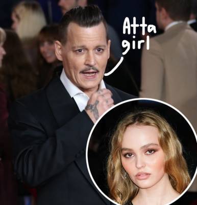 Johnny Depp Gave Daughter Lily-Rose Marijuana When She Was 13 Years Old! - perezhilton.com