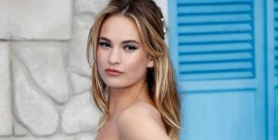 All About Lily James, the Actress Chris Evans Went Out With in London - www.elle.com - Britain - London - county Evans