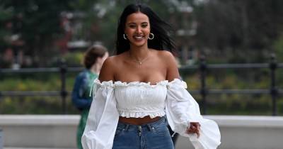 Maya Jama stuns in off-shoulder summery outfit as she steps out after filming in London - www.ok.co.uk - London