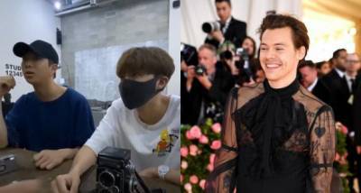 BTS rappers RM and J Hope listen to One Direction member Harry Styles' Falling and we can't keep calm - www.pinkvilla.com
