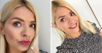 Holly Willoughby stuns in this £11 plum lipstick after asking fans for beauty advice - www.ok.co.uk