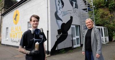 Artist brightens up Paisley with colourful new wall mural - www.dailyrecord.co.uk - county Brown - county Johnston