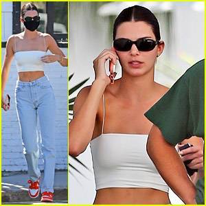 Kendall Jenner Watches NBA Games at L.A. Sports Bar with Friends - www.justjared.com