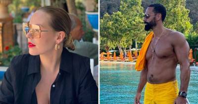 Pregnant Kate Ferdinand shares unseen holiday snaps during last minute trip with husband Rio and children - www.ok.co.uk