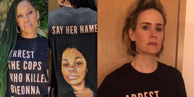Celebs Mark 150 Days Since Breonna Taylor's Murder by Supporting T-Shirt Campaign - www.justjared.com