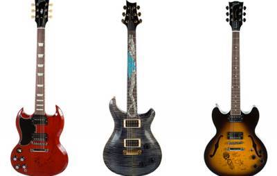 Carlos Santana - Tony Iommi - Guitars signed by Robert Plant and Carlos Santana to be auctioned for MusiCares - nme.com - Beverly Hills - city Santana