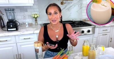 Adrienne Bailon’s Healthy Quarantine Habits Include Homemade Smoothies, a Water Challenge and More - www.usmagazine.com