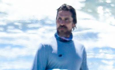 Christian Bale Catches a Few Waves at the Beach in Malibu - www.justjared.com - Malibu