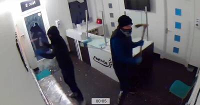 Horrifying CCTV shows masked men with pick axes smash up Edinburgh clinic in middle of night - www.dailyrecord.co.uk