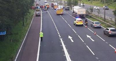 Driver taken to hospital after hitting a lamppost on the M60 may have fallen ill behind the wheel - www.manchestereveningnews.co.uk - Manchester