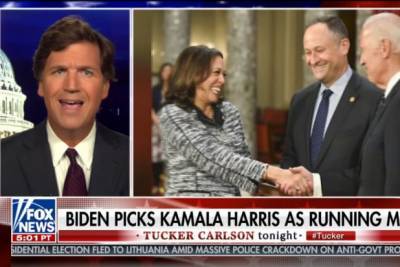 Tucker Carlson Absolutely Loses His Mind Over Biden Picking Kamala Harris as VP (Video) - thewrap.com - USA