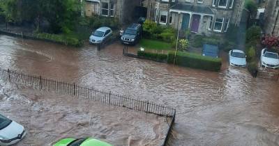 Travel and flooding chaos in Perth as storm results in school closure - www.dailyrecord.co.uk - city Fair
