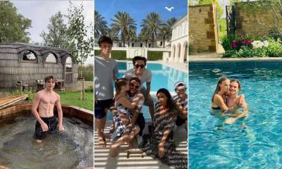 Victoria and David Beckham's jaw-dropping swimming pools revealed amid heatwave - hellomagazine.com - Italy
