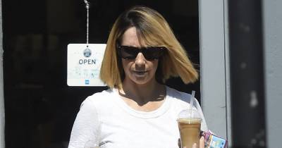 The One Show's Alex Jones forgets face mask as she heads to cafe to pick up coffee - www.ok.co.uk