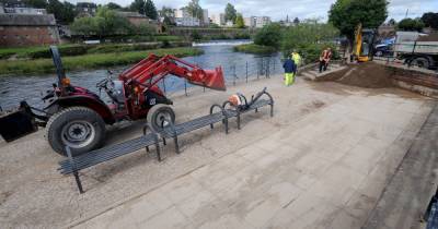 Whitesands in Dumfries given clean-up as tonnes of sand and silt finally removed - www.dailyrecord.co.uk