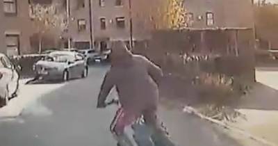 Dirt bike rider leads police on chase through streets before getting cornered - www.manchestereveningnews.co.uk