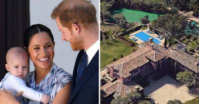 Prince Harry and Meghan Markle move into £11million mansion with nine bedrooms, wine cellar and sprawling garden - www.ok.co.uk - Britain - California - Canada