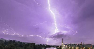Map shows where lightning strikes hit Scotland during dramatic night of thunderstorms - www.dailyrecord.co.uk - Scotland