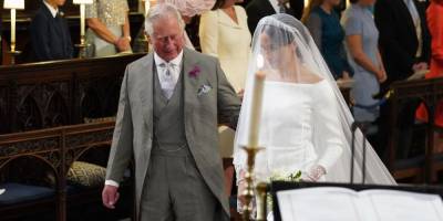 Prince Charles Framed a Photo of Himself Walking Meghan Markle Down the Aisle - www.marieclaire.com