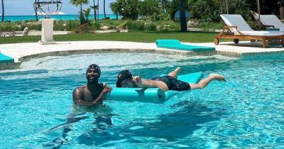 Rob Kardashian Shares Pool Pic With Tristan Thompson From ‘Beautiful’ Family Vacation - www.usmagazine.com