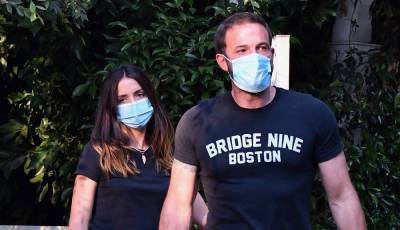 Ben Affleck & Ana de Armas Drop Off His Kids at Jennifer Garner's Home - www.justjared.com
