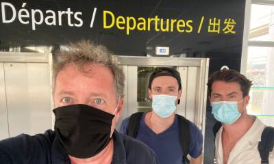 Piers Morgan forced to cut short his holiday in the South of France - hellomagazine.com - France - county Morgan