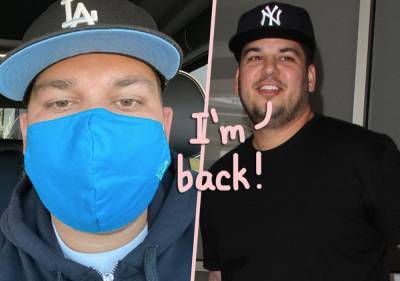 Rob Kardashian Is ‘Very Committed’ To Getting Healthy & ‘Doing Excellent’ So Far With New Goals! - perezhilton.com