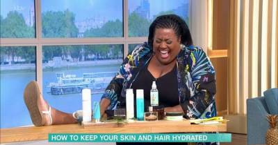 Alison Hammond leaves This Morning viewers in hysterics after accidentally rubbing hair mask on her legs - www.ok.co.uk