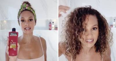 Alesha Dixon wows fans with incredible natural hair look – here's how to achieve it from home - www.ok.co.uk