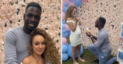 Marcel Somerville proposes to girlfriend Rebecca Vieira as they discover they’re having a baby boy at gender reveal - www.ok.co.uk