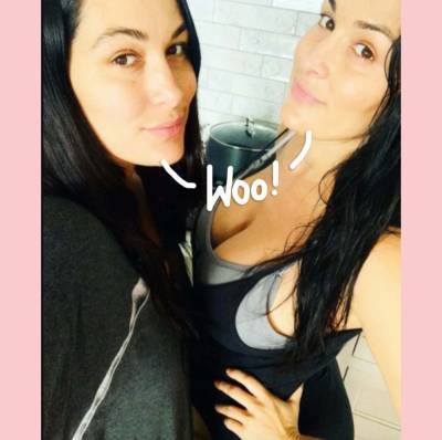 Nikki Bella Poses For Post-Pregnancy Selfie With Sister Brie & Says She’s Cried ‘So Many Happy Tears’ Since Becoming A Mom! - perezhilton.com