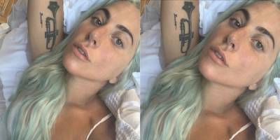 Lady Gaga Debuts "Ocean Blonde" Mermaid Hair in an Underwear Selfie - www.harpersbazaar.com
