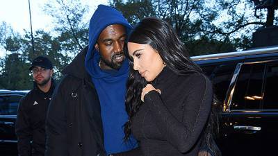 Kim Kardashian Kanye West Are ‘Getting Along Just Fine’ 3 Weeks After He Tweeted About Divorcing Her - hollywoodlife.com