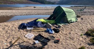Bosses at Queen's Scots estate blast campers for dumping tents in third lockdown litter disgrace - www.dailyrecord.co.uk - Scotland