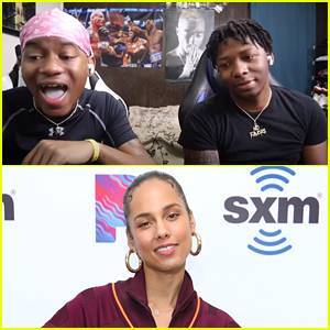 Alicia Keys Reacts To Twin Brothers Tim & Fred Williams Listening to 'Fallin' For The First Time - www.justjared.com