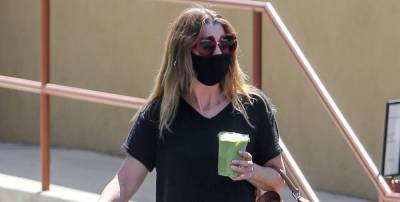 Ellen Pompeo Heads Out on Juice Run with a Friend - www.justjared.com