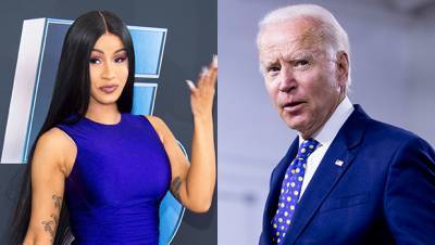 Cardi B Admits To Joe Biden That She’s Voting For Him Just To Get ’Trump Out’ - hollywoodlife.com