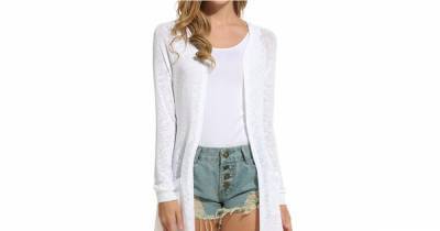 We Love Everything About This Lightweight Open-Front Cardigan - www.usmagazine.com