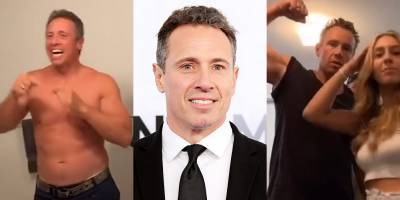 CNN's Chris Cuomo Goes Shirtless in His Daughter's TikTok Video, Flexes In Another! - www.justjared.com