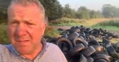 'Flytipper' dumped more than 400 tyres on Wigan farmer's land... this is the brilliant way he got revenge - www.manchestereveningnews.co.uk