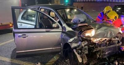'We're just lucky to be here': Horror as four women rushed to hospital after BMW smashes into car in 'crazy' crash - www.manchestereveningnews.co.uk